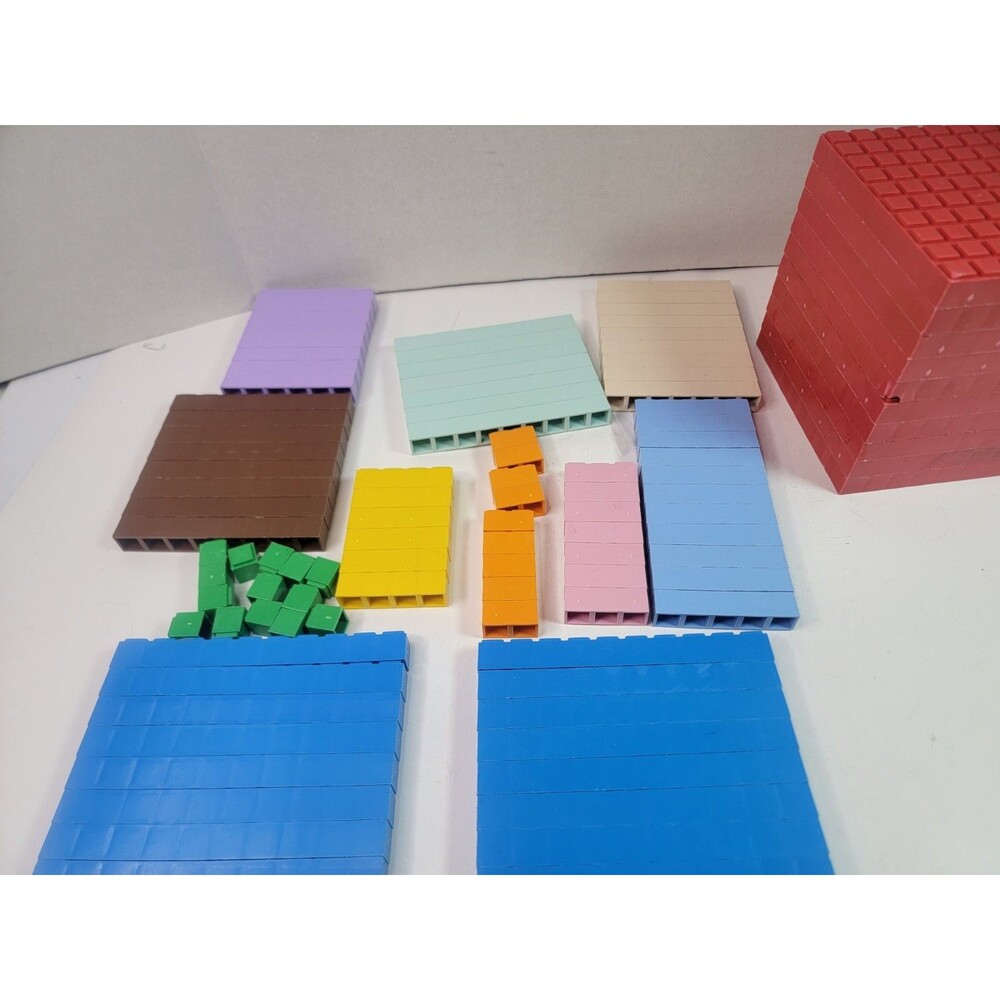 Math-U-See Integer Block Kit Manipulatives Homeschool Math Lot Incomplete - Picture 5 of 6